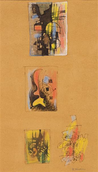JEAN XCERON (1890 - 1967, GREEK/AMERICAN) i) Composition 44, and ii) Untitled, (No. 69).